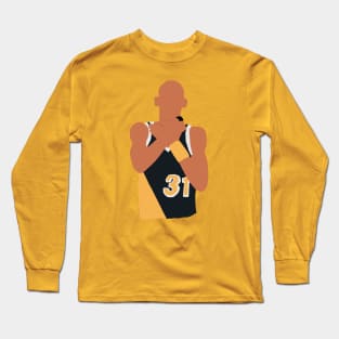 Reggie Miller Choke Sign Long Sleeve T-Shirt